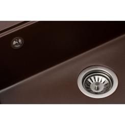 Мойка кухонная GRANADO ARTES marron з сифоном Фото 4