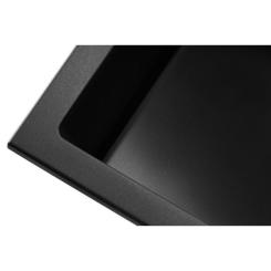 Мойка кухонная GRANADO Under top L black shine Фото 2