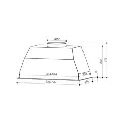 Вытяжка кухонная Faber BI 52 SS 2LS Фото 7
