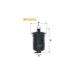 Фильтр топливный Wixfiltron WF8205 Фото
