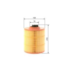 Воздушный фильтр для автомобиля Bosch F026400430 Фото 4