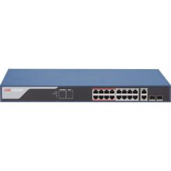 Коммутатор сетевой Hikvision DS-3E1318P-EI(B) Фото 3