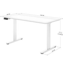 Компьютерный стол Mealux PowerDesk Duo White Фото 1