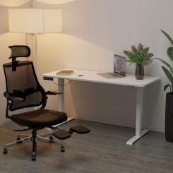 Компьютерный стол Mealux PowerDesk Duo White Фото 3