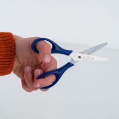 Ножницы Kite детские для левши синий, 12 см Фото 4