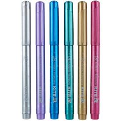 Фломастеры Kite Creative кисточки 6 цветов Фото 1