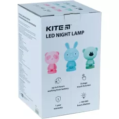 Ночник Kite Світильник LED з акумулятором Bunny, білий Фото 2