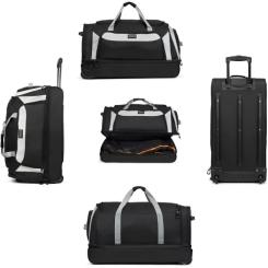 Сумка дорожная TravelZ Wheelbag Doubleloader black 96L (603098) Фото 7