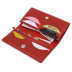 Кошелек Grande Pelle Красный Фото 3