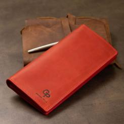 Кошелек Grande Pelle Красный Фото 8