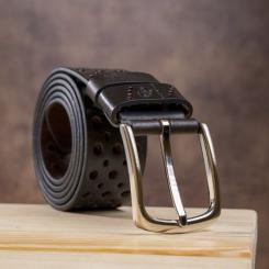 Ремень Grande Pelle Джинсовый Коричневый Фото 4