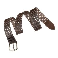 Ремень Grande Pelle Джинсовый Коричневый Фото 7