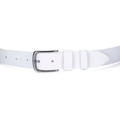 Ремень Grande Pelle Кожаный ремень Белый Фото 1