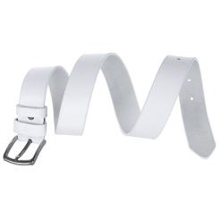 Ремень Grande Pelle Кожаный ремень Белый Фото 2