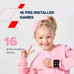 Смарт-часы Canyon Alfie KW-37 MP3 Study&Game Pink Фото 9