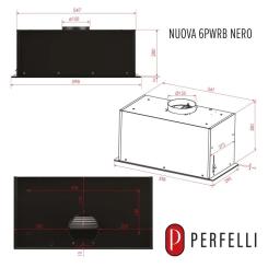 Вытяжка кухонная Perfelli NUOVA 6PWRB NERO Фото 11