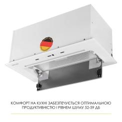 Вытяжка кухонная Weilor LUMINA WBG 68 WHITE Фото 6