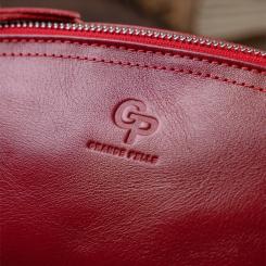 Косметичка Grande Pelle Из кожи Красная Фото 9
