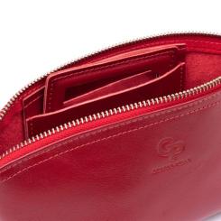 Косметичка Grande Pelle Из кожи Красная Фото 5