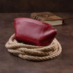 Косметичка Grande Pelle Из кожи Красная Фото 7