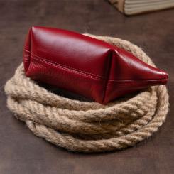 Косметичка Grande Pelle Из кожи Красная Фото 8