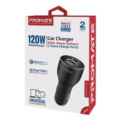 Зарядное устройство Promate 2xUSB-C + USB-A Фото 1