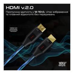 Кабель мультимедийный Promate HDMI M to HDMI M 3.0m V2.0 Фото 6