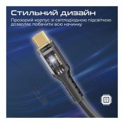 Дата кабель Promate USB-C to USB-C 1.2m Фото 4