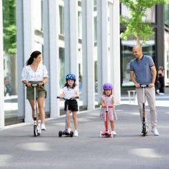 Шлем Micro M (52-56 см) фіолетовий з квітами Фото 9