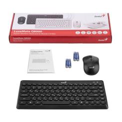 Комплект Genius LuxeMate Q-8000 Wireless UA Black Фото 1
