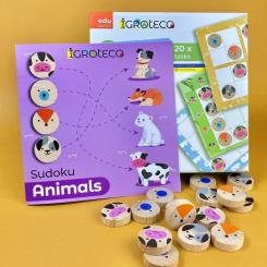 Развивающая игрушка Ігротеко Судоку Тварини Фото 1