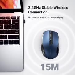 Мышка Ugreen MU006 Ergonomic Wireless Blue Фото 6