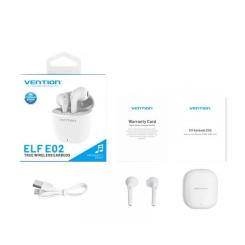 Наушники Vention Elf Earbuds E02 White Фото 4