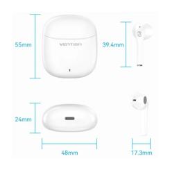 Наушники Vention Elf Earbuds E02 White Фото 5