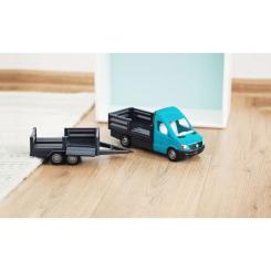 Спецтехника Tigres Mercedes-Benz Sprinter бортовий з причіпом (ціан) Фото 1