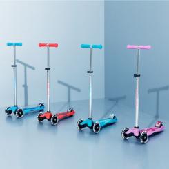 Самокат Micro Maxi Deluxe Glow LED Сиятельно-пурпурный Фото 7