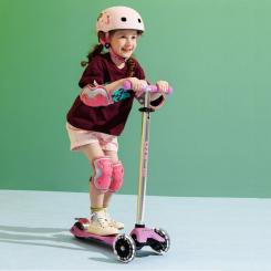 Самокат Micro Maxi Deluxe Glow LED Сиятельно-пурпурный Фото 8