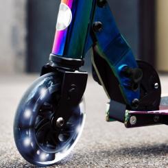 Самокат Micro Sprite LED Неохром Фото 6