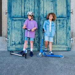 Самокат Micro Sprite LED Неохром Фото 8