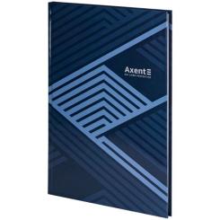 Книга записная Axent Lines А4, 96 листов, клетка, синяя Фото 1