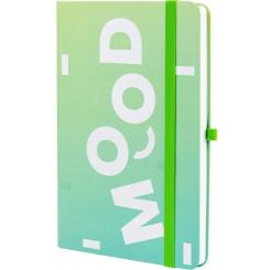 Книга записная Optima Mood А5 128 аркушів лінія зелений Фото 1