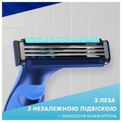 Бритва Gillette Sensor 3+ с 4 сменными картриджами Фото 4