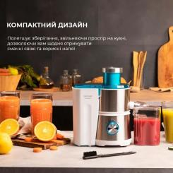 Соковыжималка Cecotec Juice&Fresh 400 Titan White Фото 6