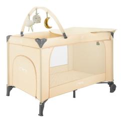 Детский манеж MoMi BELOVE PLUS бежевий Фото