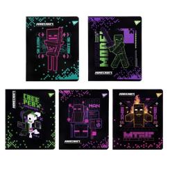 Тетрадь Yes Minecraft. Black 12 листов клетка Фото