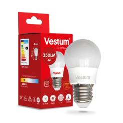 Лампочка Vestum LED G45 4W 3000K 220V E27 Фото 1