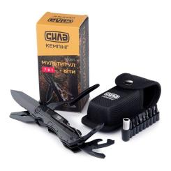 Мультитул СИЛА 7 в 1 + біти Фото 6