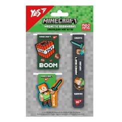Закладки для книг Yes магнітні Minecraft Boom 3 шт Фото 1