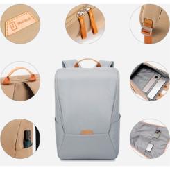 Рюкзак для ноутбука Tavialo 15.6" CityLife TC20 gray, 20L Фото 2