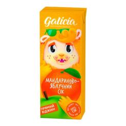Сок детский Galicia Мандариново-яблочного пастеризованного неосвещенно Фото